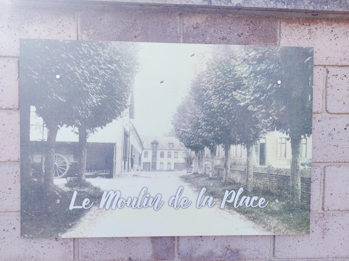 Uw Eigen Boerderij Bij Le Moulin De La Place Hargicourt Exterior foto